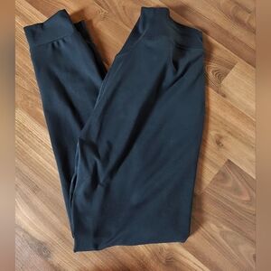 ZYIA Black Confluence Zipper Joggers